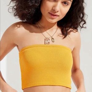 NWOT Urban Outfitters Yellow Tube Top